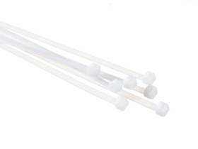 Стяжка нейлоновая 300*4.8 /100 шт (белая), NETKO Optima