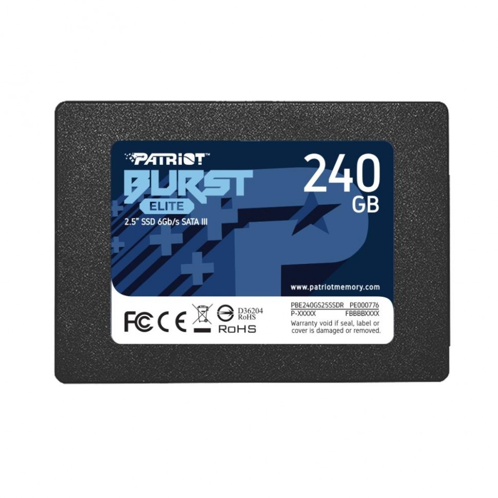 SSD жесткий диск SATA2.5" 240GB BURST E PBE240GS25SSDR PATRIOT