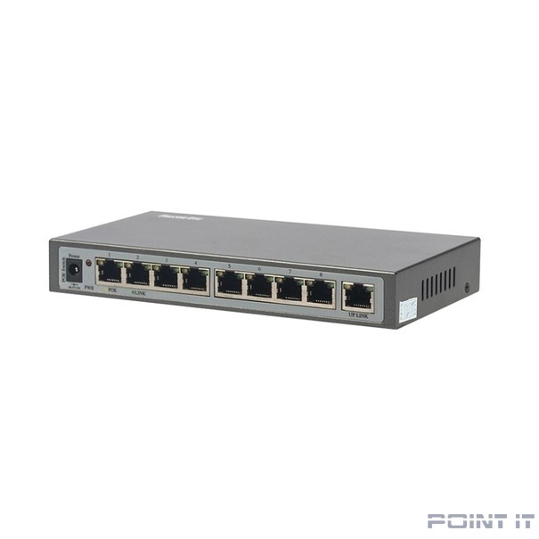 Falcon Eye FE-108E-POE 9 портов 10/100 Мбит/с (IEEE802.3u 100BaseTX) из них 8 c поддержкой PoE (IEEE802.3af) до 15,4Вт на порт (HI POE), Сумма