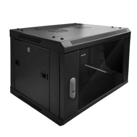 Шкаф настенный 12U серия WMA (Wall Maestro) (600х600х635), передняя дверь стекло, разборный, черный Netko А