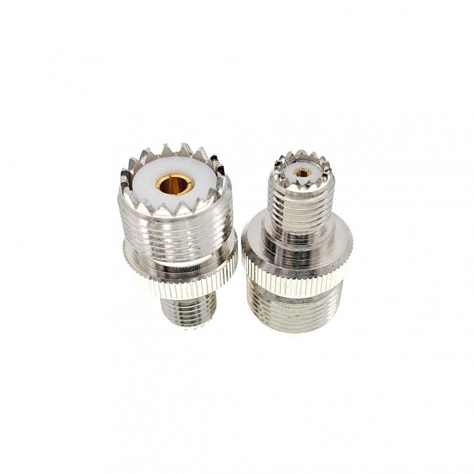 ВЧ-адаптер mini UHF(female) - UHF(female) SO239