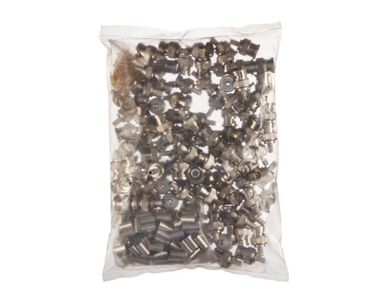 Коннектор BNC для 3C-2V, цинк/медь, для обжимного инструмента NETKO Optima 10 шт