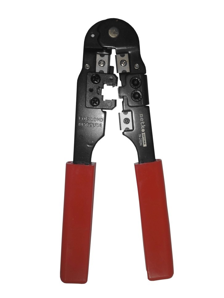 N-210N Инструмент для обжима (кримпер) 8p8c(RJ-45) металлический NETKO Optima