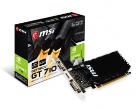 Видеокарта PCIE16 GT710 2GB GDDR3 GT 710 2GD3H LP MSI