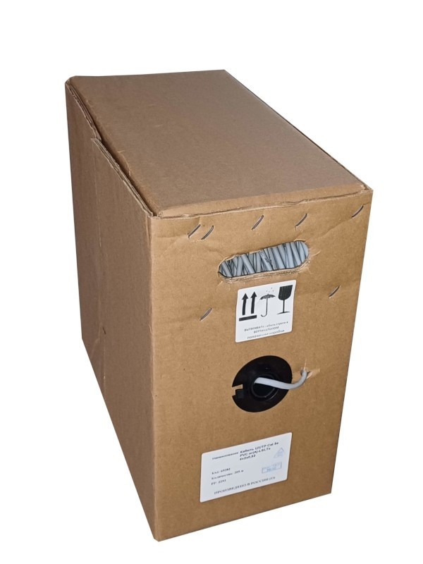 Кабель U/UTP Cat 5е PVC нг(А)-LSLTx 4х2х0,52 200м