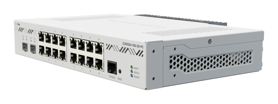 Маршрутизатор MikroTik CCR2004-16G-2S+PC