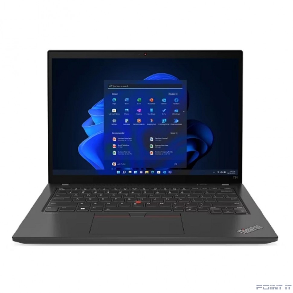 Ноутбук Lenovo ThinkPad T14 G3 [21AHA0G0US] (КЛАВ.РУС.ГРАВ.) Thunder Black 14" {2.2K (2240x1400) IPS 100sRGB 300nits i7-1270P/16Gb/512Gb SSD/W11Pro}