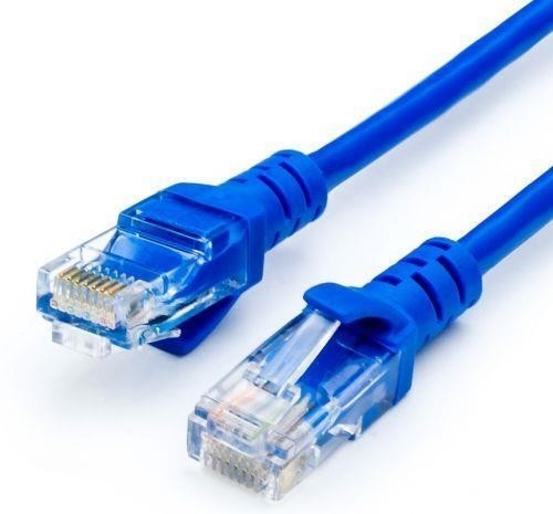 Кабель PATCH CAT5E UTP 2M BLUE AT9161 ATCOM