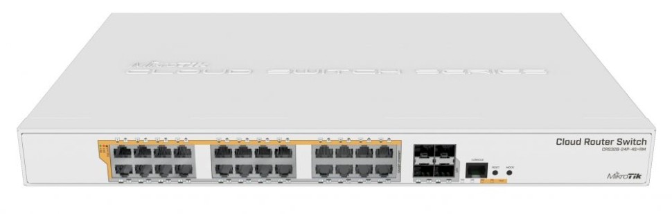 PoE коммутатор MikroTik CRS328-24P-4S+RM