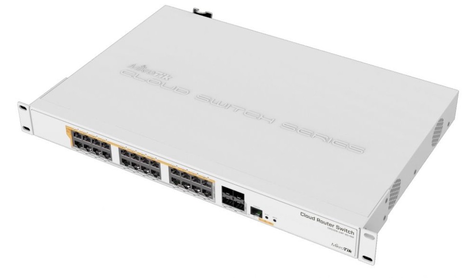 PoE коммутатор MikroTik CRS328-24P-4S+RM