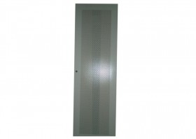 Дверь для шкафа TS,T2 металл 42U ширина 600 мм серая с перфорацией Netko