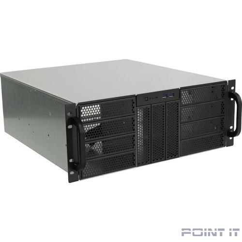 Procase RE411-D11H0-E-55 Корпус 4U server case,11x5.25+0HDD,черный,без блока питания,глубина 550мм,MB EATX 12"x13"