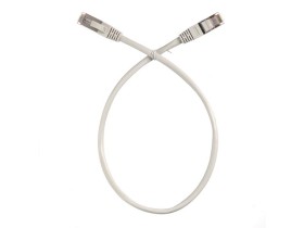 Патч-корд FTP4 cat.5e, литой коннектор, серый, Netko CKC 10 шт