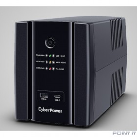 CyberPower UT2200EG ИБП {Line-Interactive, Tower, 2200VA/1320W USB/RJ11/45/USB charger A/C (4 EURO) NEW, 12В/9 Ач х 1}