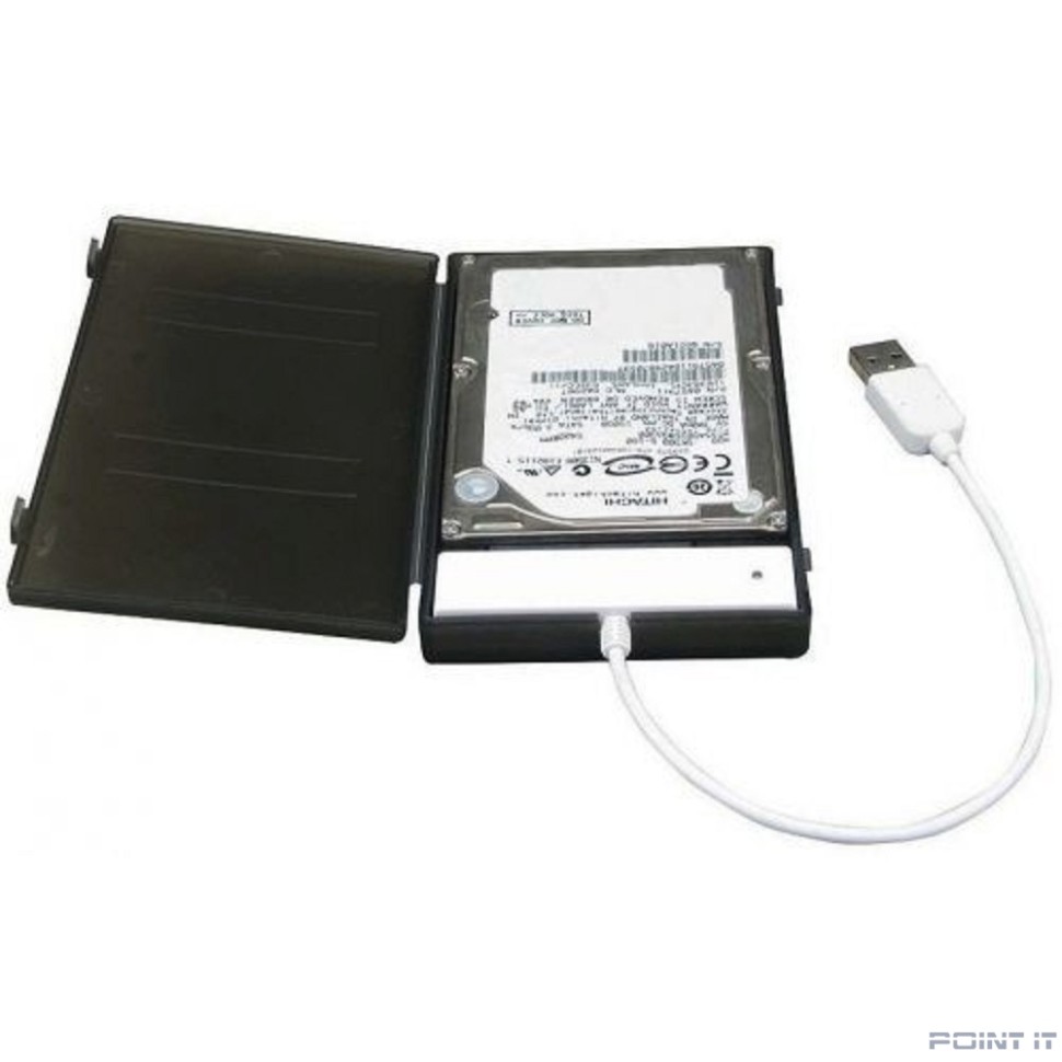 AgeStar SUBCP1 (BLACK) Корпус Black / Пластик / USB 2.0 / SATA Внешний бокс HDD/SSD 2.5 