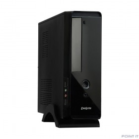 Exegate EX268702RUS Корпус MiniITX Exegate MI-209 Black, miniITX/mATX, &lt;без БП&gt;, 2*USB, Audio