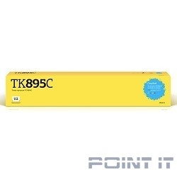 T2 TK-895C Тонер-картридж (TC-K895C) для Kyocera FS-C8020/C8025/C8520/C8525 (6000 стр.) голубой, с чипом