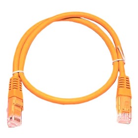 Патч-корд Netko СКС UTP4 cat.5e, 2.0м, литой коннектор, LSZH, оранжевый