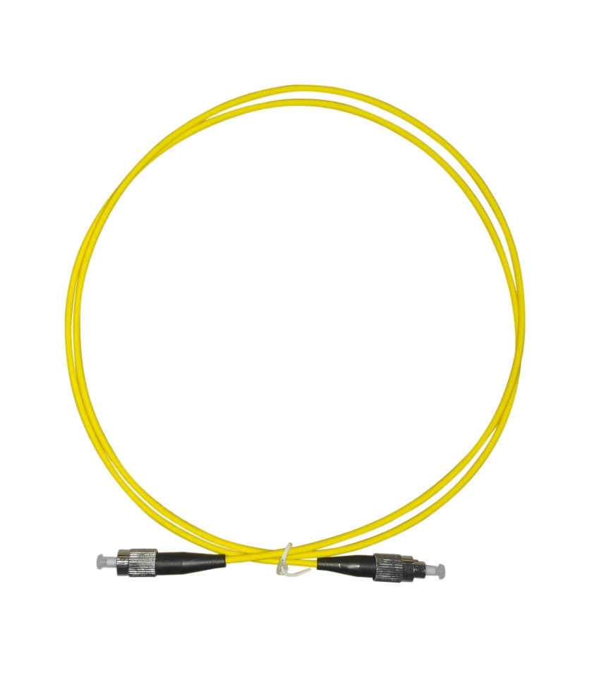 Патч-корд оптический соединительный FC-FC/UPC SM Simplex 3.0мм 9/125, LSZH 5 шт