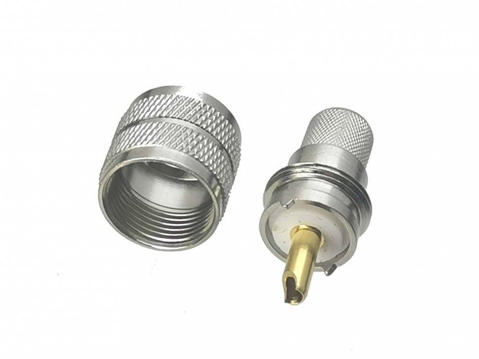 ВЧ-разъём UHF(male) PL259 обжимной под кабель 8D-FB