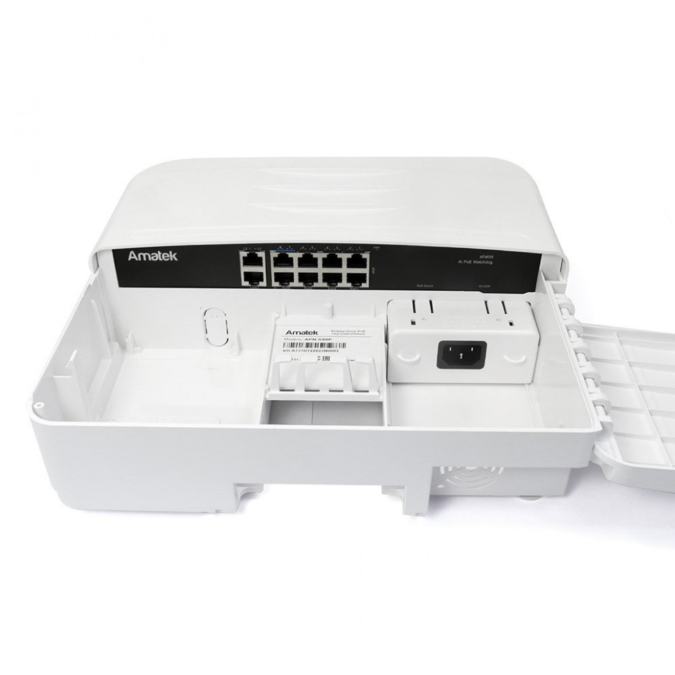APN-SX8P – 10-портовый уличный коммутатор PoE до 115Вт