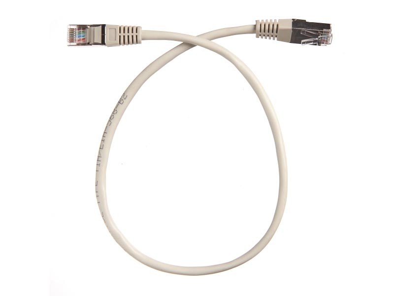 Патч-корд Technolink FTP4 cat 5e, ВС, серый, литой коннектор