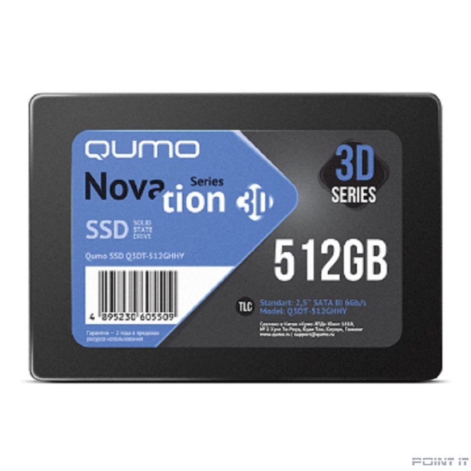 QUMO SSD 512GB QM Novation Q3DT-512GHHY {SATA3.0}