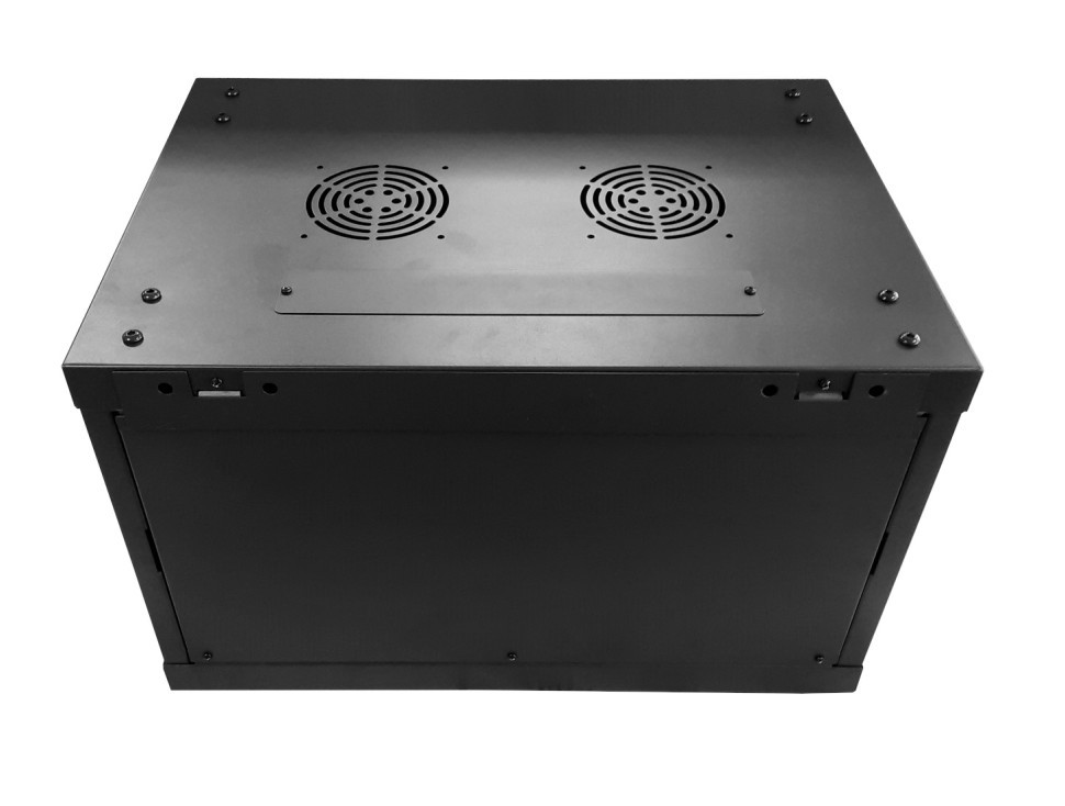 Шкаф настенный 4U серия WMA (Wall Maestro) (600х450х280), разборный, передняя дверь металл, черный Netko А