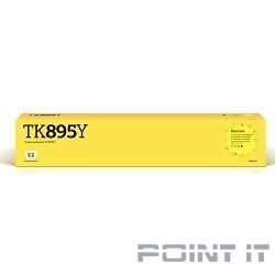 T2 TK-895Y Тонер-картридж (TC-K895Y) для Kyocera FS-C8020/C8025/C8520/C8525 (6000 стр.) желтый, с чипом
