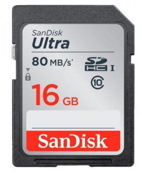 Карта памяти SDHC 16GB UHS-I SDSDUNC-016G-GN6IN SANDISK