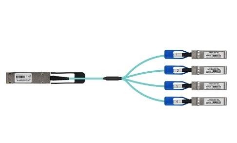 Кабель OPTICAL QSFP28 100G 3M LRAOC-QSFP28-4SFP28-3M LR-LINK