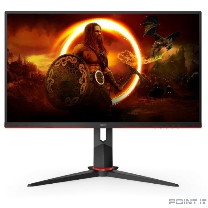 Монитор LCD AOC 27" Gaming 27G2SU Black-Red с поворотом экрана {VA curved 1920x1080 165Hz 1ms 178/178 250cd 80M:1}