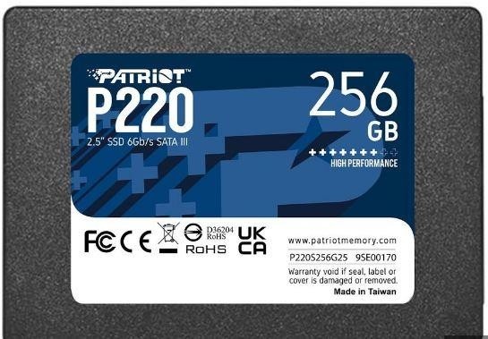 SSD жесткий диск SATA2.5" 256GB P220 P220S256G25 PATRIOT