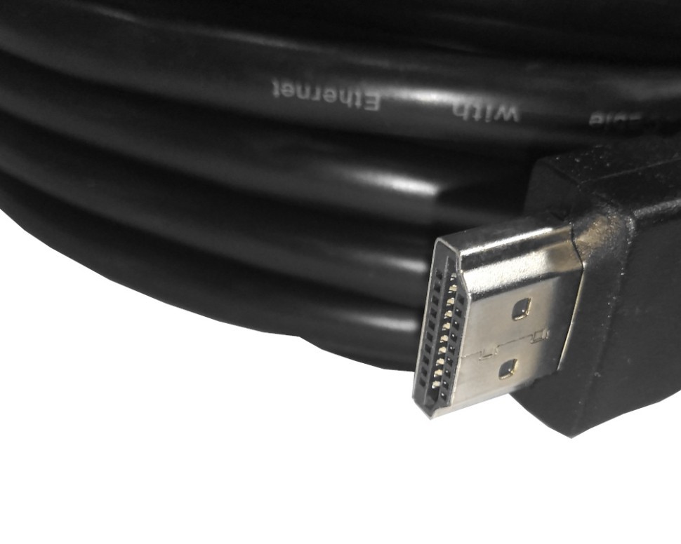 Шнур аудио-видео HDMI-HDMI 2.0 цвет: золото (15м) NETKO Optima
