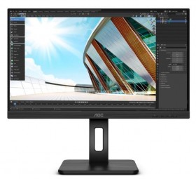 ЖК монитор AOC 24P2Q/23.8&quot;/IPS/1920x1080 16:9/75Hz/300/1000:1 Matte/4 мс/да/черный/8 кг 24P2Q