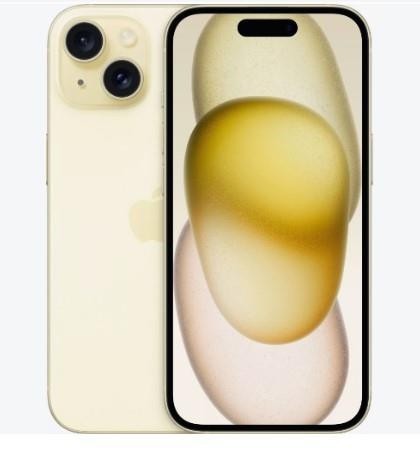 Мобильный телефон IPHONE 15 256GB YELLOW MTLL3CH/A APPLE