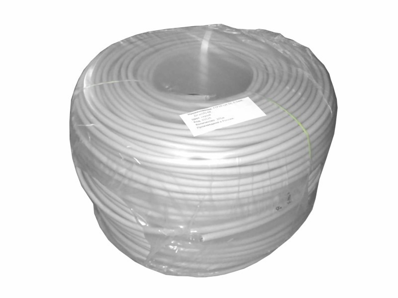 Кабель FTP10 cat.5e, , 0,5мм, ZH нг(A)-HF - не содержащий галогенов, серый 10м