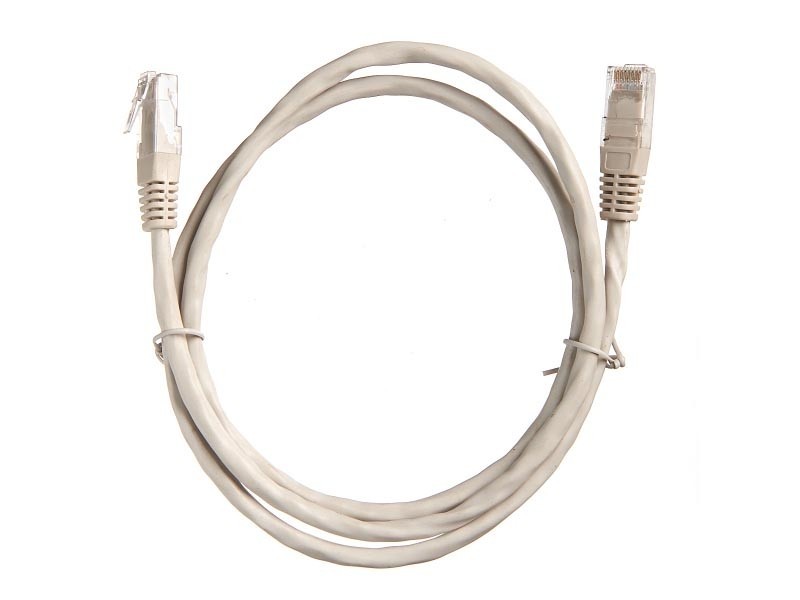 Патч-корд Technolink UTP4 rj45-rj45, cat.6, BC, серый, литой коннектор 10 шт