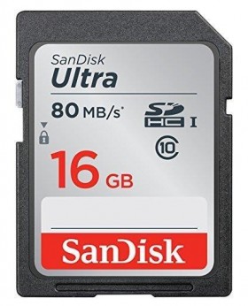 Карта памяти SDHC 16GB UHS-I SDSDUNC-016G-GN6IN SANDISK