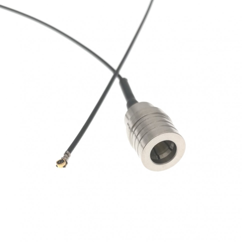 Адаптер для модема (пигтейл) IPEX4(MHF4)-QMA(male) кабель RF1.13 15см.