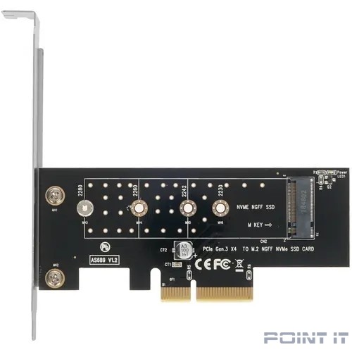 AgeStar AS-MC01 Переходник-конвертер  для M.2 NGFF SSD в PCIe 3.0