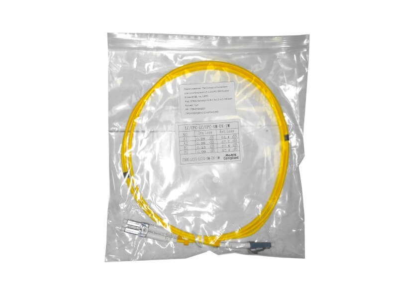 Патч-корд оптический соединительный LC-LC/UPC SM Duplex 3.0мм 9/125, LSZH