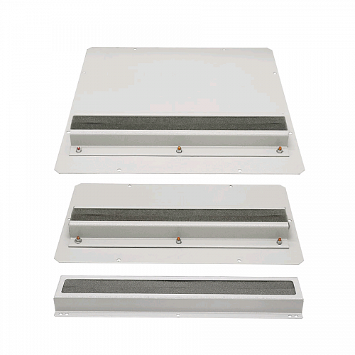 Заглушка с губчатым вводом для отверстий В (380x210 мм) в плите или крыше, к напольным шкафам, SZB-IT, 420x250 мм, металлическа