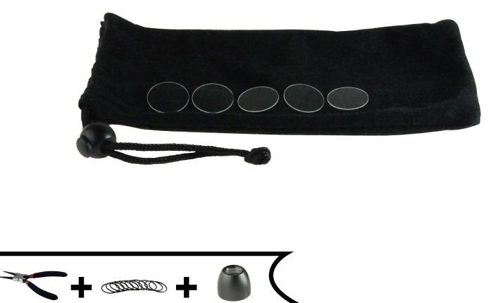 Набор "О" для модели Bullet PRO : Линзы 5шт, Инструмент для установки линз, 18мм уплотнительное резиновое кольцо 10шт, Передняя крышка