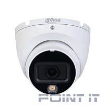 DAHUA DH-HAC-HDW1200TLMP-IL-A-0280B-S6 Уличная турельная HDCVI-видеокамера с интеллектуальной двойной подсветкой 2Мп, объектив 2.8мм, ИК 20м, LED 20м, IP67, корпус: металл