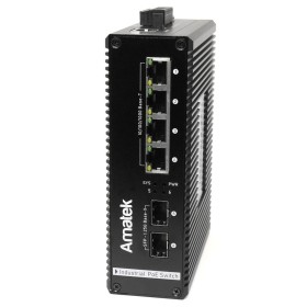 AN-SXGM6P4A - промышленный 6-портовый управляемый гигабитный L2+ коммутатор с PoE+ до 120Вт