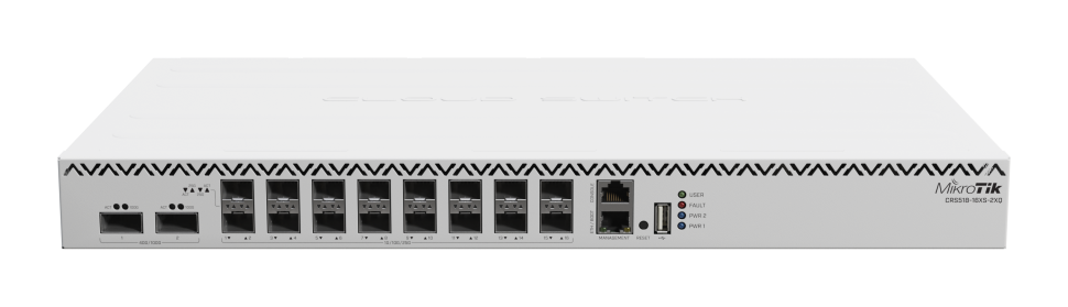 Коммутатор MikroTik CRS518-16XS-2XQ-RM