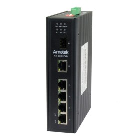 AN-SXG6P4D - промышленный 6-портовый гигабитный коммутатор с HiPoE до 180Вт