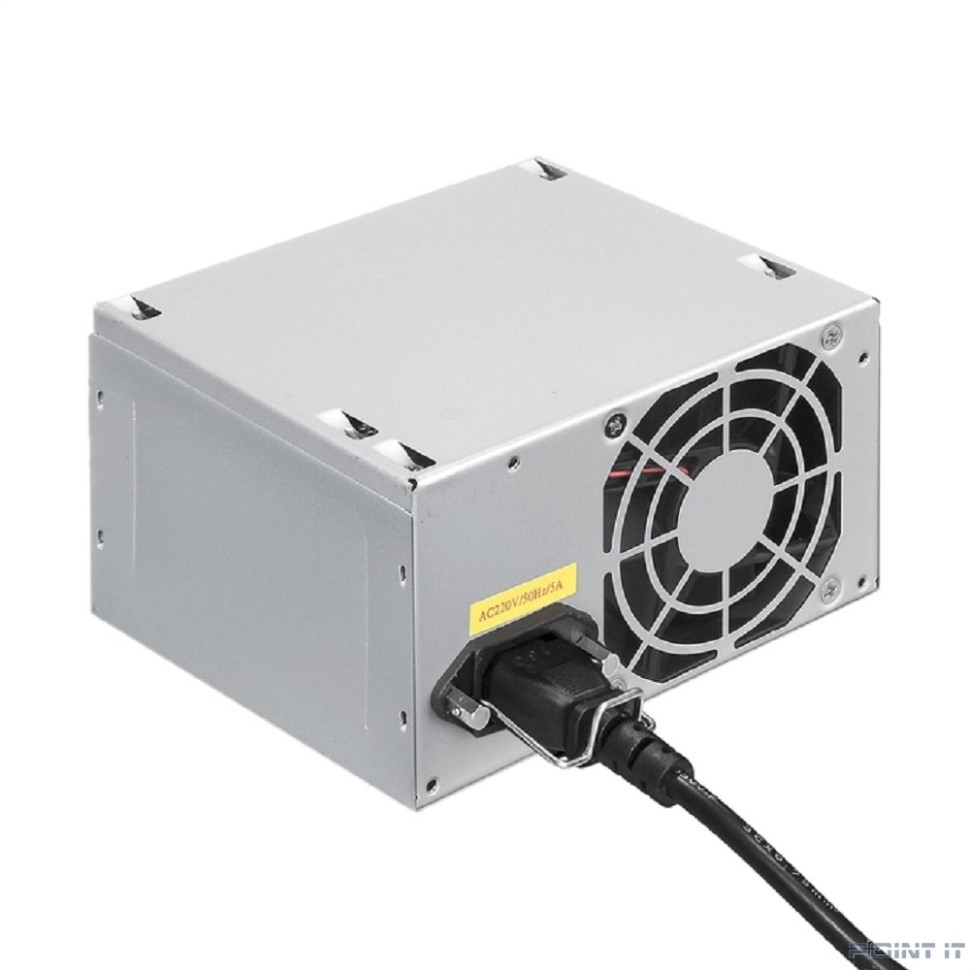 Exegate EX253683RUS-S Блок питания AA450, ATX, SC, 8cm fan, 24p+4p, 2*SATA, 1*IDE + кабель 220V с защитой от выдергивания
