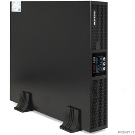 Exegate EP285647RUS ИБП On-line ExeGate PowerExpert ULS-2000.LCD.AVR.C13.USB.RS232.SNMP.2U &lt;2000VA/2000W, On-Line, PF=1, LCD, 6*IEC-C13, RS232, USB, SNMP-slot, Rackmount 2U/Tower, Black&gt;